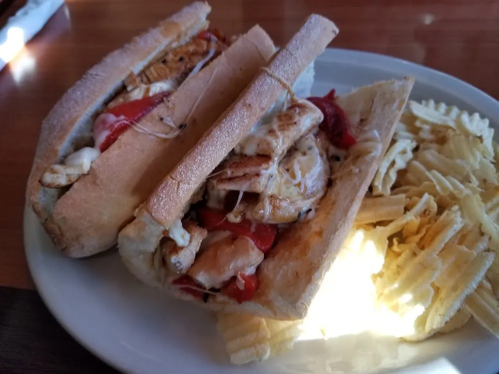 Chicken and Peppers Sandwich